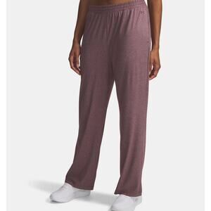 NWT Under Armour UA Motion Lounge Women's Pants in Dark Maroon Heather size XL